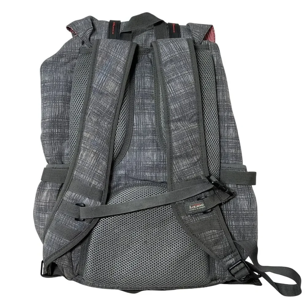 Kaukko Laptop Travel Rucksack Backpack Bag Computer Water Repellant Gray 19L